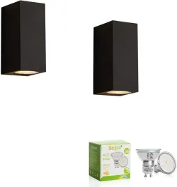 lampa-scienna-zewnetrzna-bojim-2-sztuki-czarna-gu10-ciepla-biel-ip65