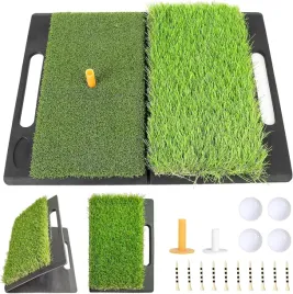 mata-treningowa-do-gry-w-golfa-pole-golfowe-50x40-zestaw-skladana-minigolf