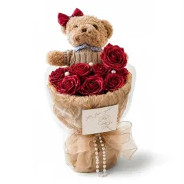 flower-box-bukiet-zapachowych-kwiatow-mydlanych-z-misiem-8szt-buk31cze