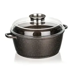 garnek-nieprzywierajaca-z-pokrywka-premium-brazowy-28-cm-67-l