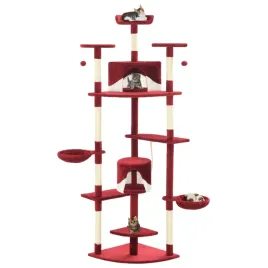vidaxl-drapak-dla-kota-z-sizalowymi-slupkami-203-cm-czerwono-bialy