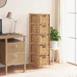 vidaxl-szafka-z-hiacyntu-wodnego-z-5-koszykami-255-x-37-x-100-cm