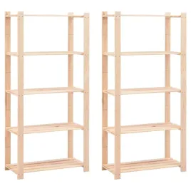 vidaxl-regaly-z-5-polkami-2-szt-80x38x170-cm-sosna-250-kg