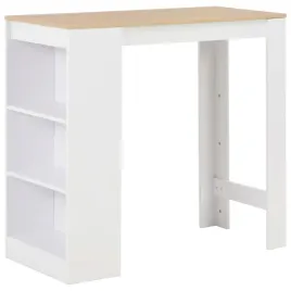vidaxl-stolik-barowy-z-polkami-bialy-110-x-50-x-103-cm