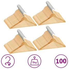 vidaxl-100-szt-wieszakow-na-ubrania-antyposlizgowe-twarde-drewno