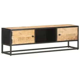 vidaxl-szafka-tv-z-drzwiczkami-130x30x40-cm-surowe-drewno-mango