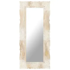 vidaxl-lustro-z-biala-rama-z-litego-drewna-mango-110-x-50-cm