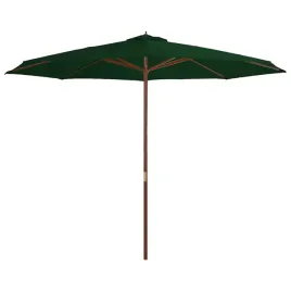 vidaxl-parasol-ogrodowy-na-drewnianym-slupku-350-cm-zielony