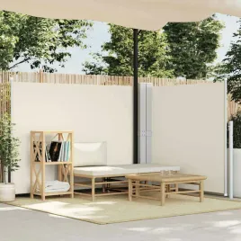 vidaxl-zwijana-markiza-boczna-kremowa-140-x-1000-cm