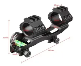 montaz-jednoczesciowy-lunety-podwojny-254-30mm-poziomica-ver-3