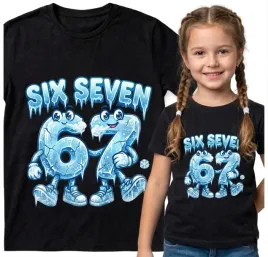 dziecieca-koszulka-czarna-116-t-shirt-six-seven-67-viral-tiktok-brainrot