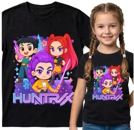 dziecieca-koszulka-czarna-122-t-shirt-kpop-demon-hunters-huntrix-saja-boys