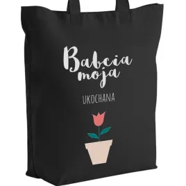 torba-bawelniana-czarna-na-zakupy-wzory-na-dzien-babci