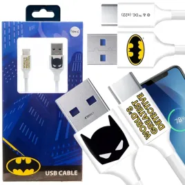 kabel-usb-typ-c-1m-batman-szybkie-ladowanie-przesylanie-danych