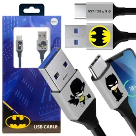 kabel-usb-typ-c-1m-batman-szybkie-ladowanie-przesylanie-danych