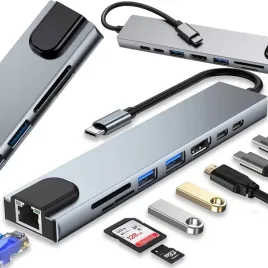 hub-adapter-8w1-przejsciowka-2x-usb-c-thunderbolt-3-2xusb-hdmi-sd-rj45
