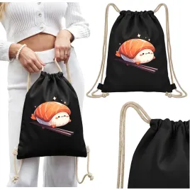 plecak-worek-workoplecak-szkolny-na-buty-wf-czarny-wzory-sushi