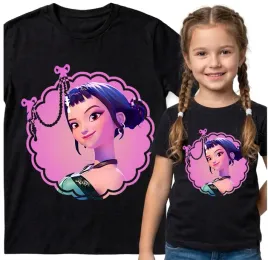 dziecieca-koszulka-czarna-146-t-shirt-kpop-demon-hunters-huntrix-saja-boys