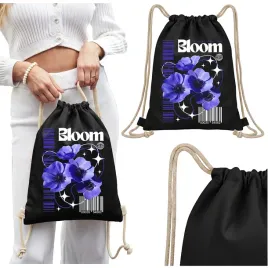 plecak-worek-workoplecak-szkolny-na-buty-wf-czarny-wzory-kwiaty-top