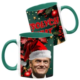 kubek-330ml-zielony-smieszny-prezent-donald-tusk-wesolych-swiat
