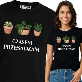 koszulka-damska-czarny-bawelna-t-shirt-m-nadruk-czasem-przesadzam