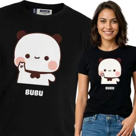 koszulka-damska-czarny-bawelna-t-shirt-s-nadruk-bubu-i-dudu