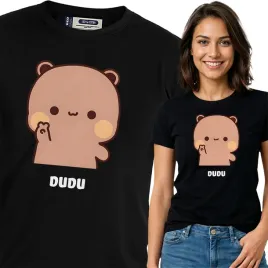 koszulka-damska-czarny-bawelna-t-shirt-m-nadruk-bubu-i-dudu