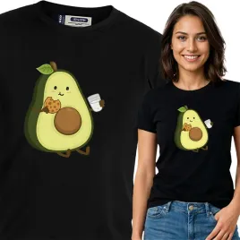 koszulka-damska-czarny-bawelna-t-shirt-xxl-nadruk-avocado