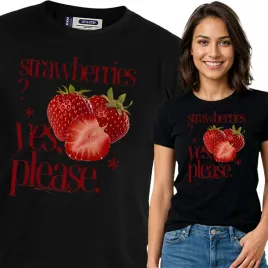 koszulka-damska-czarny-bawelna-t-shirt-m-nadruk-wzory-kwiaty-top