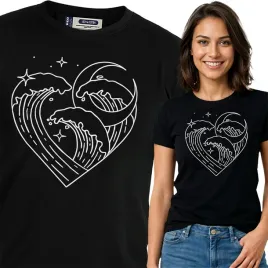 koszulka-damska-czarna-bawelna-t-shirt-m-nadruk-wzory-boho