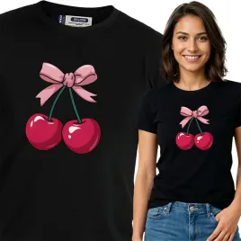 koszulka-damska-czarna-bawelna-t-shirt-s-nadruk-kobiece-wzory