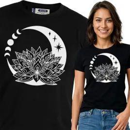 koszulka-damska-czarna-bawelna-t-shirt-xl-nadruk-wzory-boho