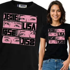 koszulka-damska-czarna-bawelna-t-shirt-xl-nadruk-black-pink