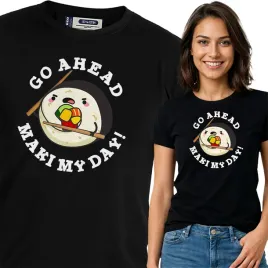 koszulka-damska-czarna-bawelna-t-shirt-s-nadruk-sushi