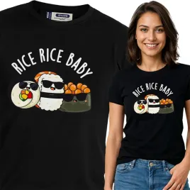 koszulka-damska-czarna-bawelna-t-shirt-s-nadruk-sushi
