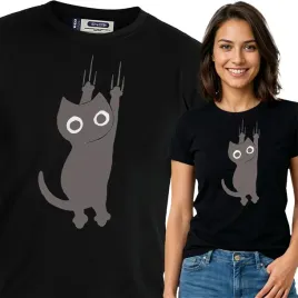 koszulka-damska-czarna-bawelna-t-shirt-m-nadruk-koty