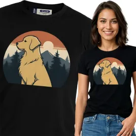 koszulka-damska-czarna-bawelna-t-shirt-l-nadruk-pieskowe-wzory