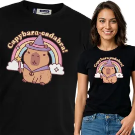 koszulka-damska-czarna-bawelna-t-shirt-l-nadruk-kapibara-capybara