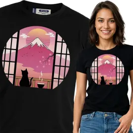 koszulka-damska-czarna-bawelna-t-shirt-xxl-nadruk-japonia