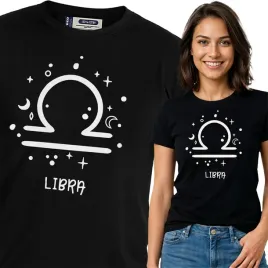 koszulka-damska-czarna-bawelna-t-shirt-m-nadruk-znaki-zodiaku