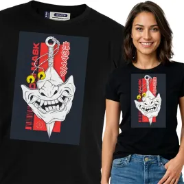 koszulka-damska-czarna-bawelna-t-shirt-xxl-nadruk-japonia
