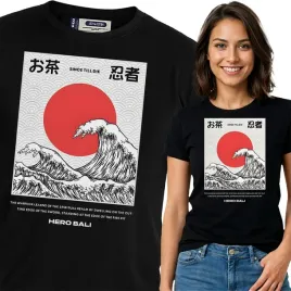 koszulka-damska-czarna-bawelna-t-shirt-xxl-nadruk-japonia