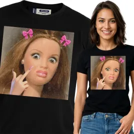 koszulka-damska-s-czarna-t-shirt-smieszna-lalka-barbie-mem-sarkazm-tiktok