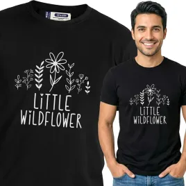 koszulka-meska-czarny-bawelna-t-shirt-xl-nadruk-kwiatowe-wzory-motywy