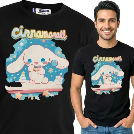 koszulka-meska-czarny-bawelna-t-shirt-l-nadruk-cinamonroll