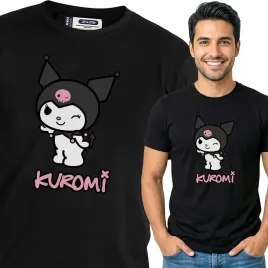 koszulka-meska-czarny-bawelna-t-shirt-l-nadruk-kuromi