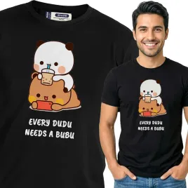 koszulka-meska-czarny-bawelna-t-shirt-l-nadruk-bubu-i-dudu