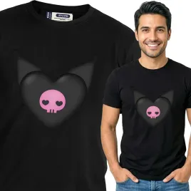 koszulka-meska-czarny-bawelna-t-shirt-xl-nadruk-kuromi