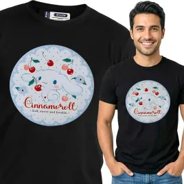 koszulka-meska-czarny-bawelna-t-shirt-l-nadruk-cinamonroll