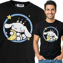 koszulka-meska-czarny-bawelna-t-shirt-xl-nadruk-cinamonroll